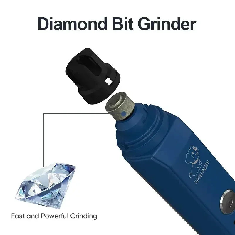 Painless Electric LED Pet Nail Grinder - Grooming Tools