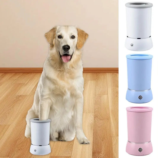 Smart Automatic Pet Paw Cleaner – USB Rechargeable, Low Noise & Quick Cleaning