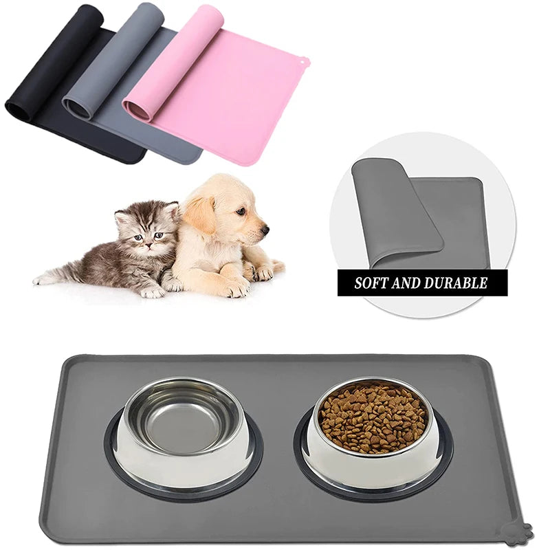 Silicone Pet Feeding Mat – Non-Slip, Waterproof & Easy to Clean