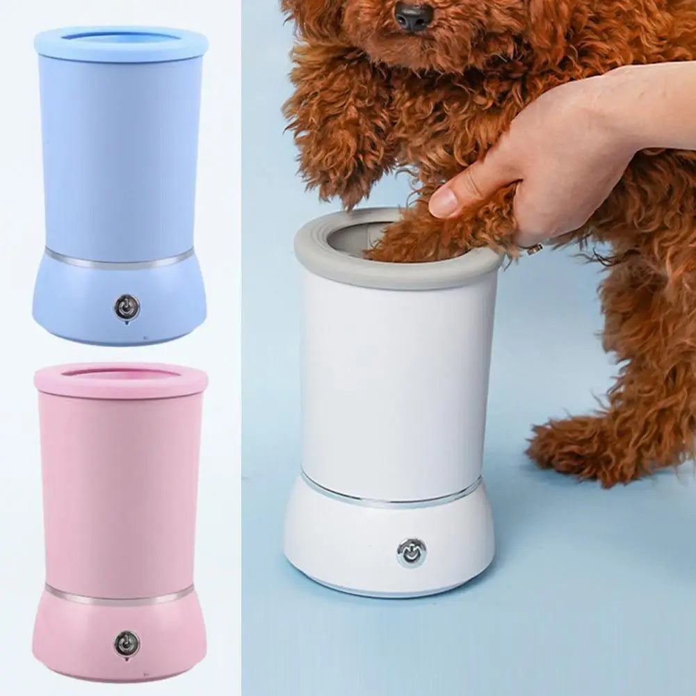 Smart Automatic Pet Paw Cleaner – USB Rechargeable, Low Noise & Quick Cleaning