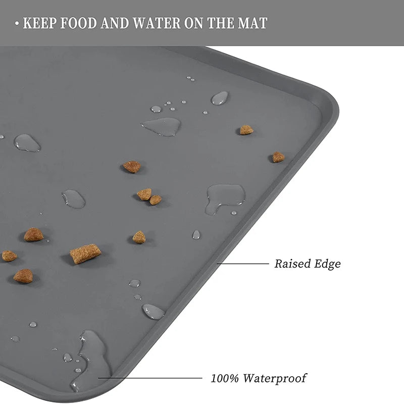 Silicone Pet Feeding Mat – Non-Slip, Waterproof & Easy to Clean